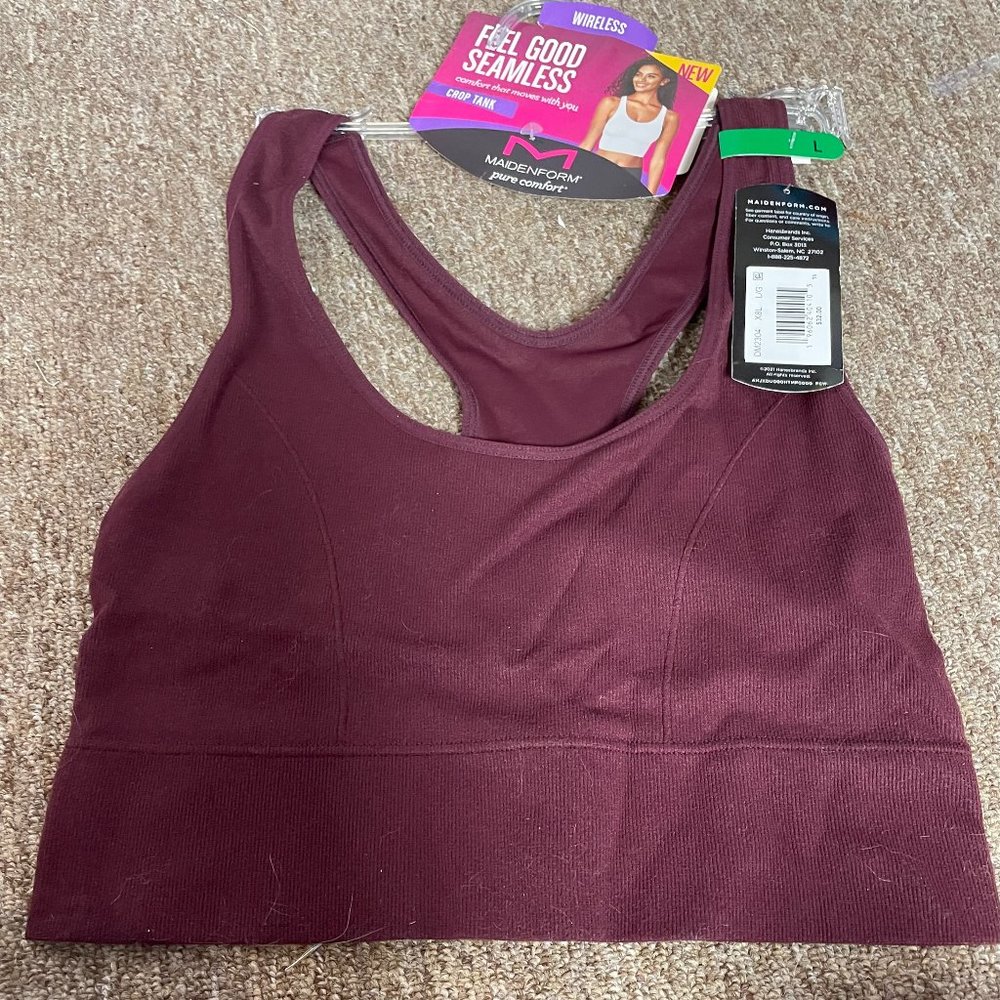 Maidenform Wireless Crop Tank